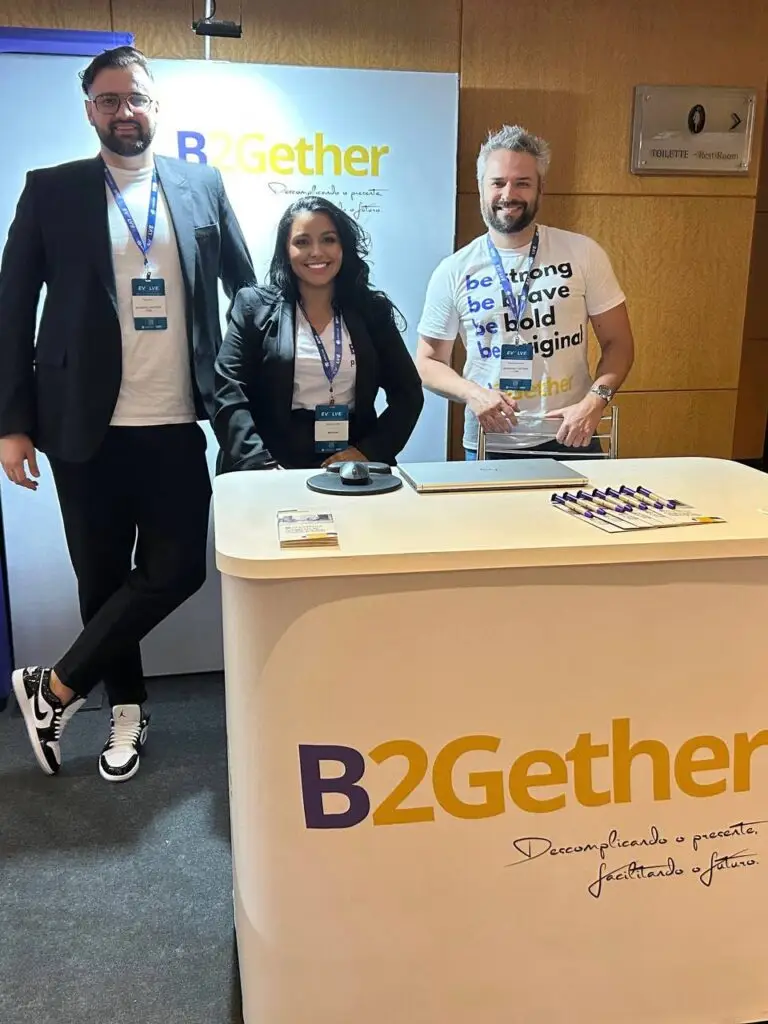 Equipe da B2Gether no Evolve 2023